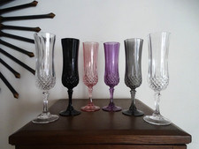 6 flutes champagne cristal