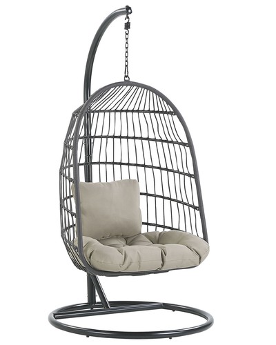 Beliani fauteuil suspendu en - beliani,