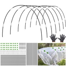 30 Pièces Arceau Serre Tunnel, Cerceau pour Tunnel Jardin,Arceaux Serre de Ja...