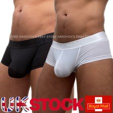 Jockmail Mens Silky Fine Bulge Enhancing Micro Boxer Brief Underwear Short