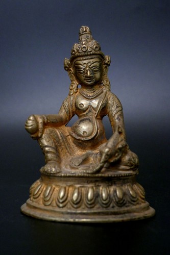Kubera sculpture bronze - kubera, en