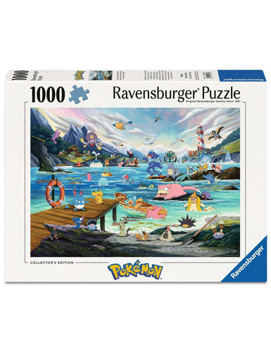 Puzzle 1000p pokemon aquali - puzzle,