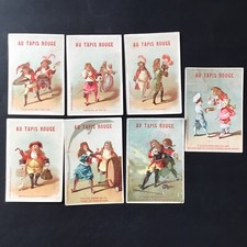 Au Tapis Rouge Paris - 7 Antique Malborough Chromos S’en Va-t-en Guerre