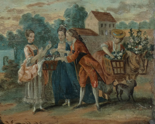 Tableau rococo xviiie - tableau,