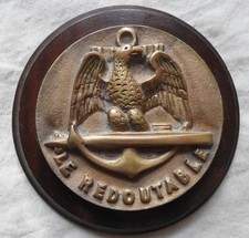 Mouthpiece: LE REDOUTABLE (submarine) bronze diameter 11.3 cm