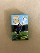 Football Quiz Ball Card Game Very Good Condition