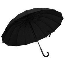 Parapluie Automatique Noir 120 cm Mariage Golf Marche Promenade Jardin vidaXL