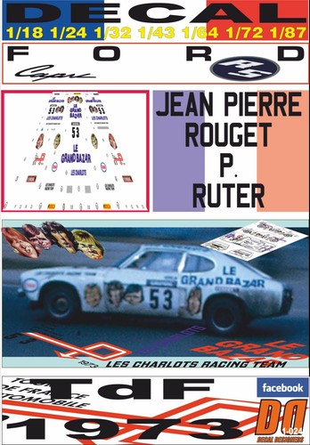 Decal ford capri les - ford,