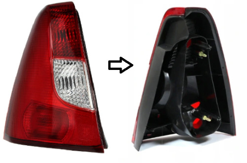 Lampe feu arriere gauche - arriere,