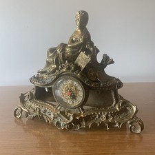 horloge de cheminée En Bronze