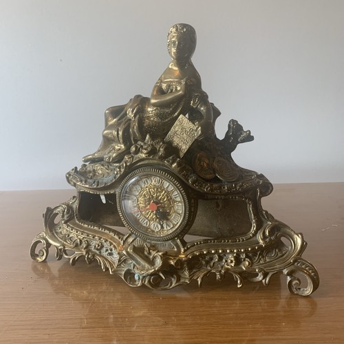 Horloge cheminée bronze - de,