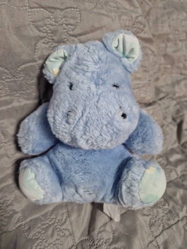Peluche vintage hippopotame - peluche,
