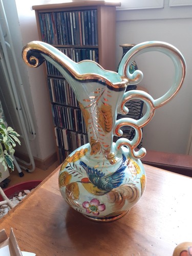 Aiguière vase signé - aiguière/vase,