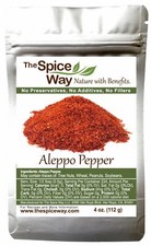 The Spice Way Premium Crushed Aleppo Pepper Flakes 4 oz