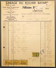 ● Garage du Rocher BAYARD - Félicien PIOT Rivages-Dinant invoice 1938 - Belgium