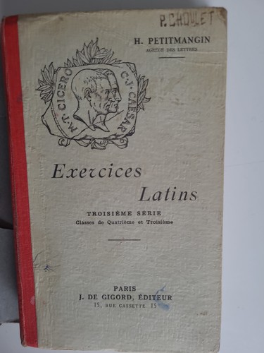 Ancien livre scolaire