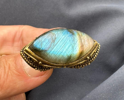 Grosse bague ancienne avec - bague,