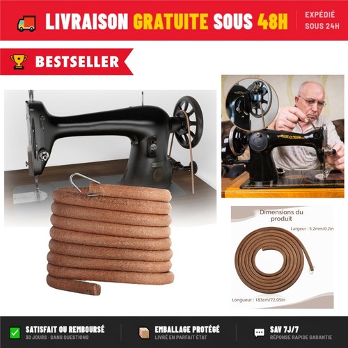 Courroie machine coudre en - machine,