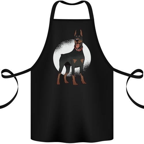 Tablier coton doberman - en,