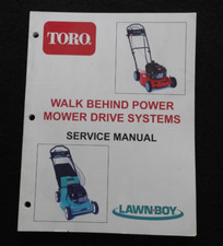 Toro Lawn-Boy Walk Behind Puissance Tondeuse Lecteur Systems Service Manuel Joli