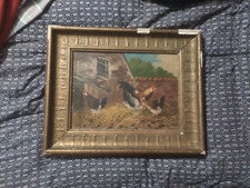 tableau trés ancien huile sur