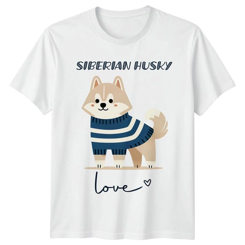 Joli shirt sibérian husky - joli,