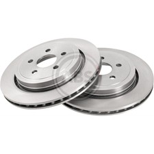 2x Disque Ø286mm Arrière Ventilé pour Chrysler Daytona Coupé Saratoga 16715