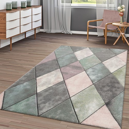 Tapis salon coloris pastel - de,