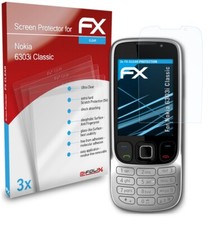 atFoliX 3x Protecteur d'écran pour Nokia 6303i Classic clair