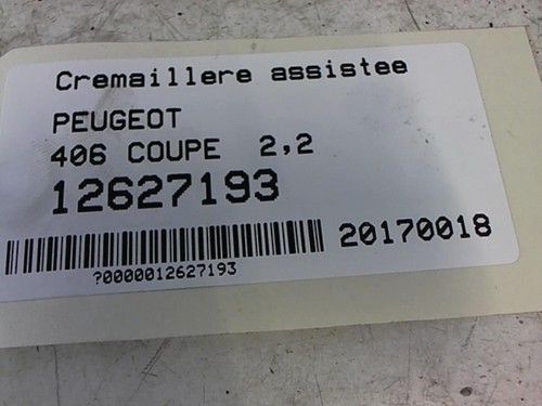 Cremaillere assistee peugeot - assistee,