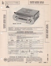 1962 SOUNDEX COM-60 RADIO SERVICE MANUAL PHOTOFACT COP STM-59 STP CORVAIR 1960