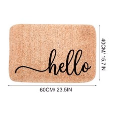  Tapis D' Entrée D'entrée De Salle Bain Sans Glissement Plancher Maison