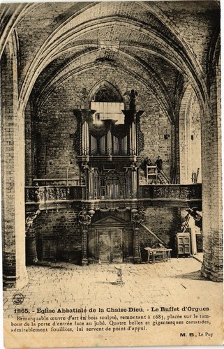 Cpa église abbatiale la - cpa,