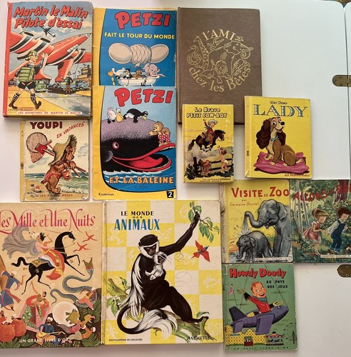 Lot livres anciens jeunesse - anciens,