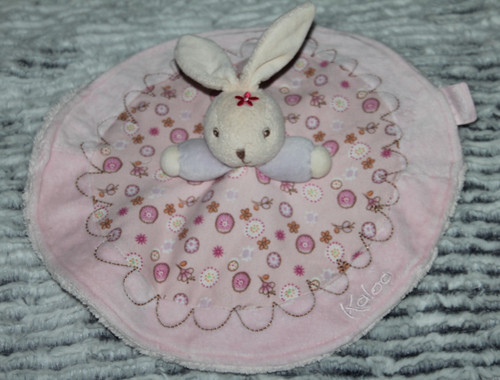 Doudou kaloo lapin lilirose - doudou,