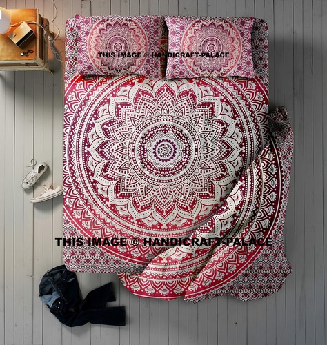 Ombre mandala housse - mandala,