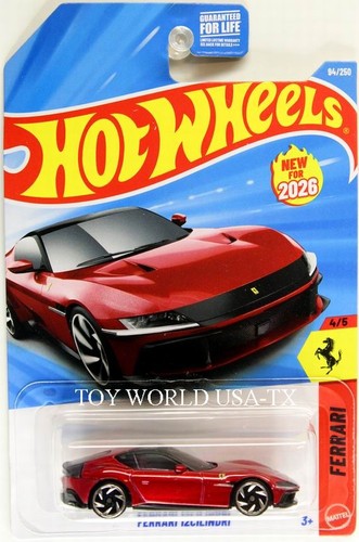2026 hot wheels - #94, ferrari