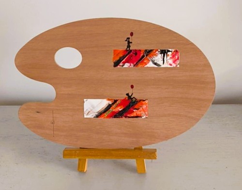 Palette peintre peinture - peintre,
