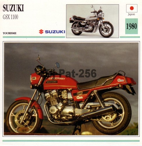 Fiche moto suzuki gsx - fiche,