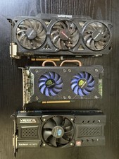 Lot de 3 cartes graphiques