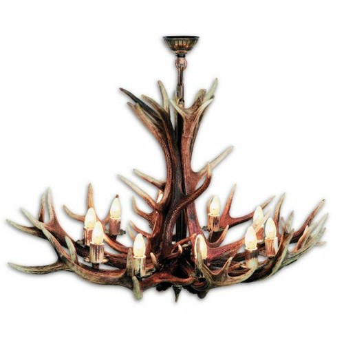 Lustre avec vrai - , bois