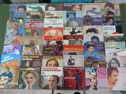 Lot 100 pochettes 45t - lot,