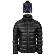 Veste D'Hiver En Duvet Bleue Pour Hommes Anorak Parka
