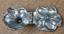 Massepain Mold Chocolate Thought Flower Antique Tin