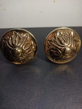 Paire de poignées bouton en