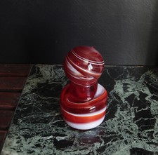 Bob LE BLEIS Maitre verrier à Maure Vieil - Flacon en Patte de Verre années 70's