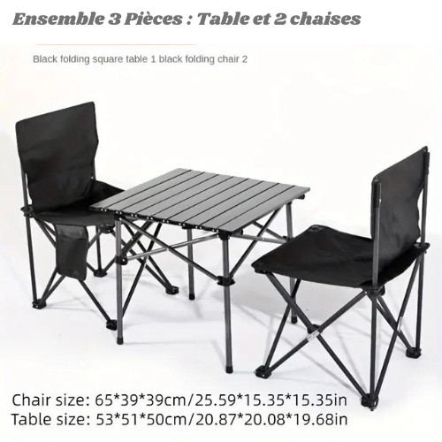Ensemble mobilier pliant - de,