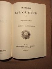 OCCITAN GRAMMAIRE LIMOUSINE