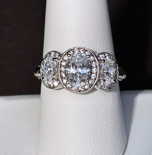 Tacori diamonique three halo - three,