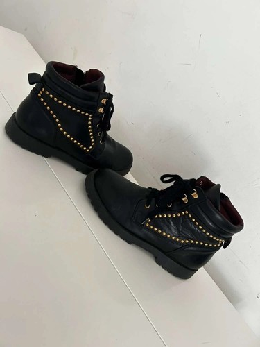 Bottines guess cuir noir - bottines, À